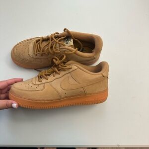 Nike Kids Tan Sneakers